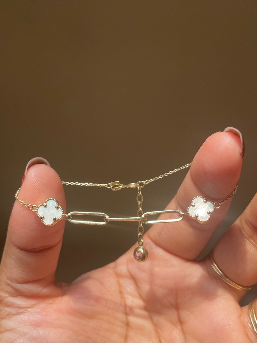 Solid 14k Gold Dainty Bracelet